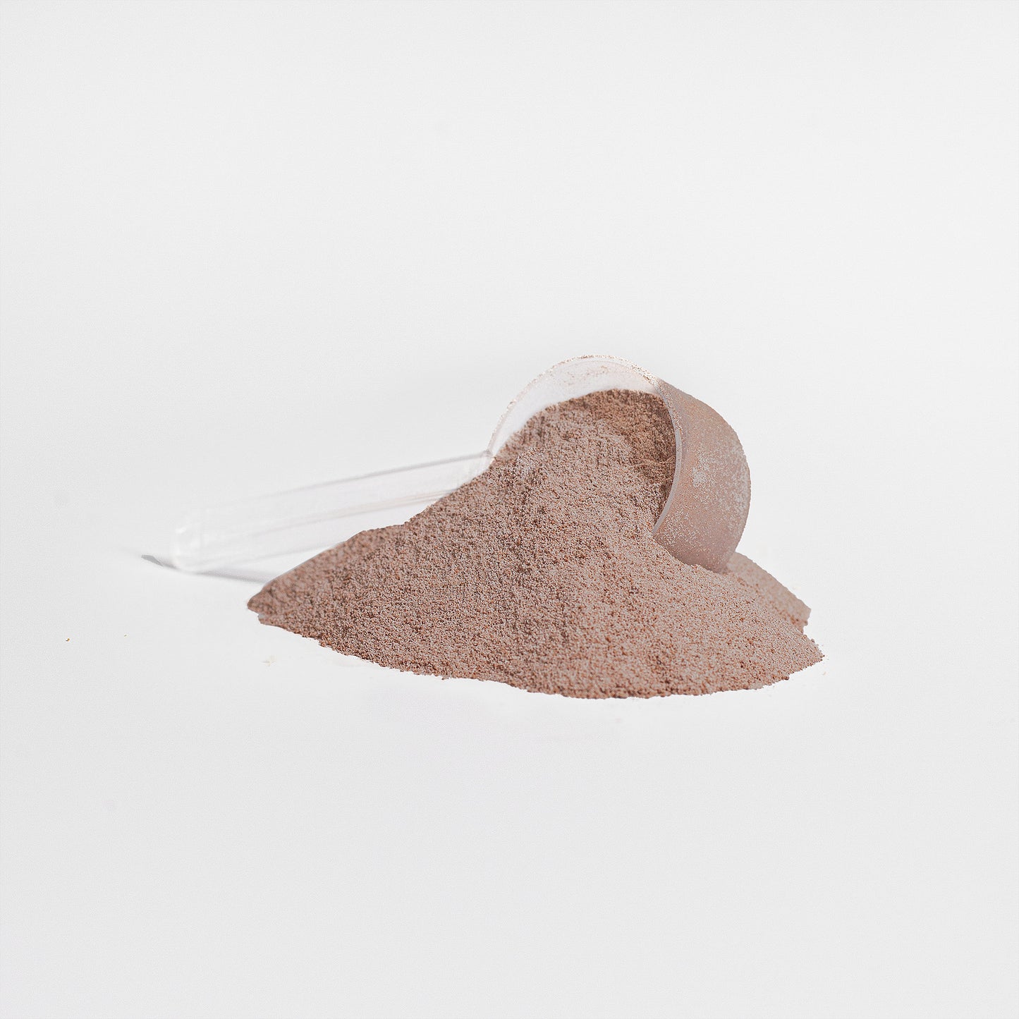 Virile Valour Advanced 100% Whey Protein Isolate (Chocolate) For Men chocolate powder on a white background