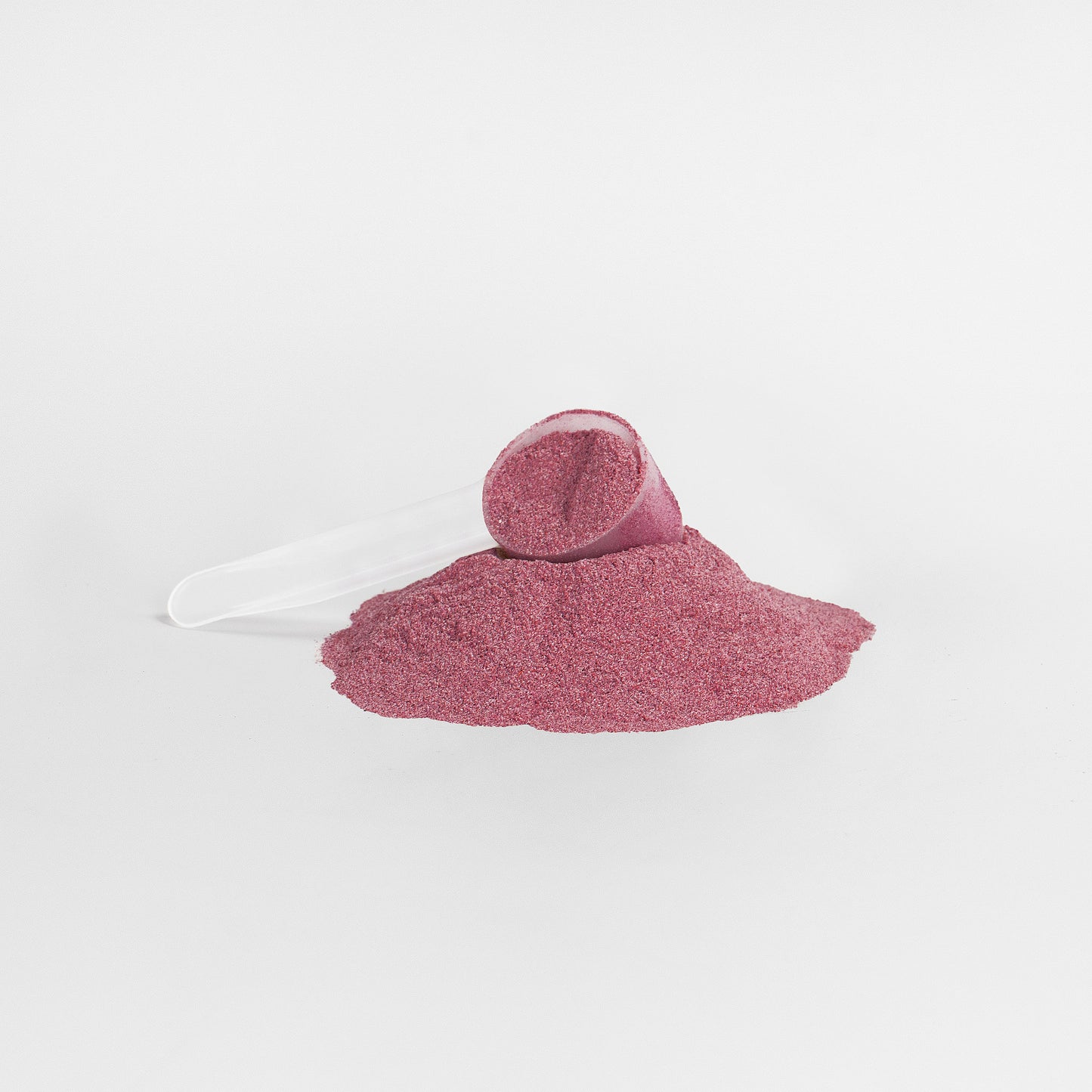Virile Valour Beetroot Powder For Men pink powder on a white background