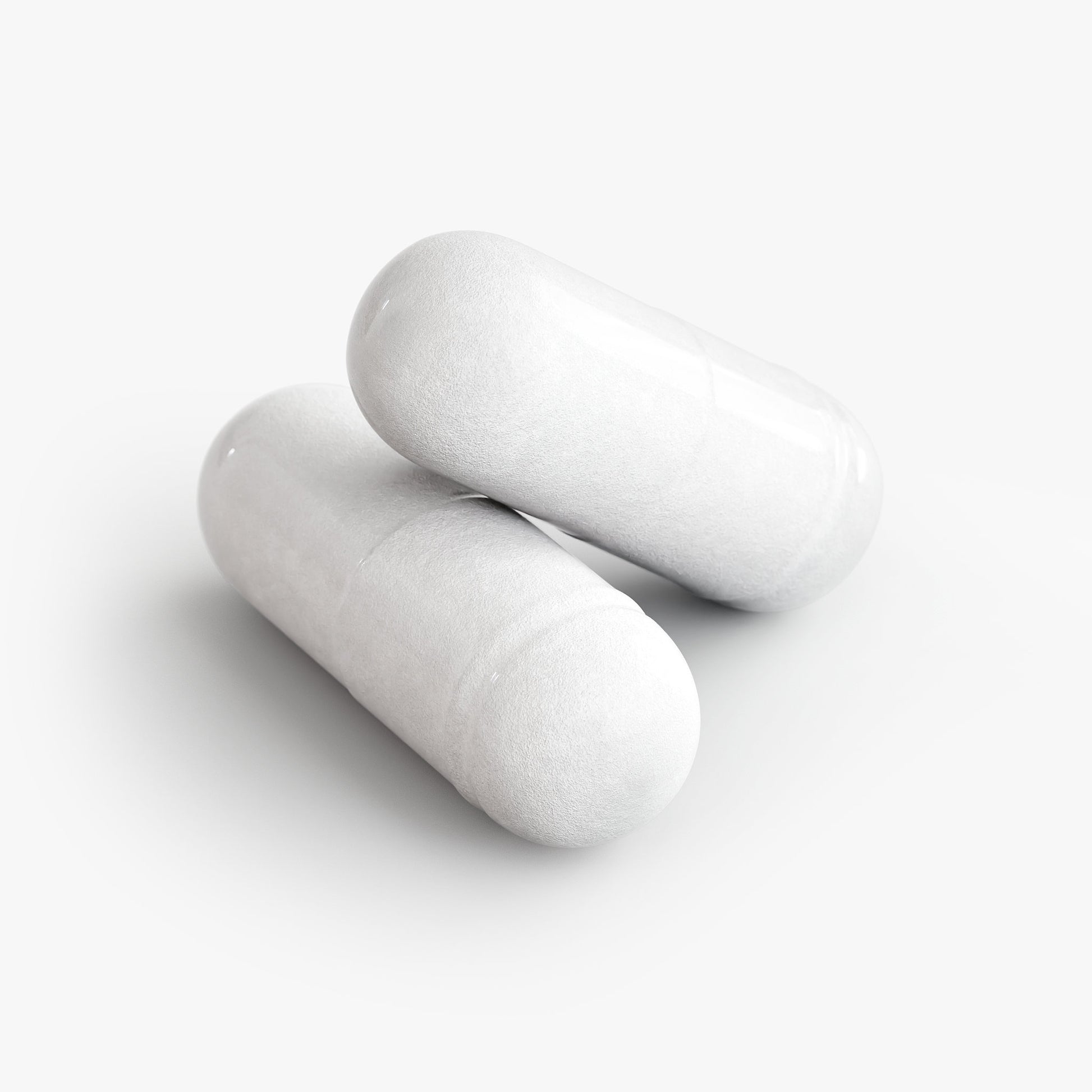 Two Virile Valour Bone Heart Support For Men capsules on a light gray background
