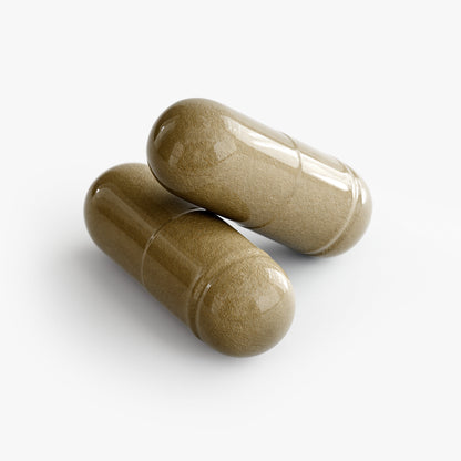 Virile Valour Ginkgo Biloba Ginseng For Men brown capsules on a white background