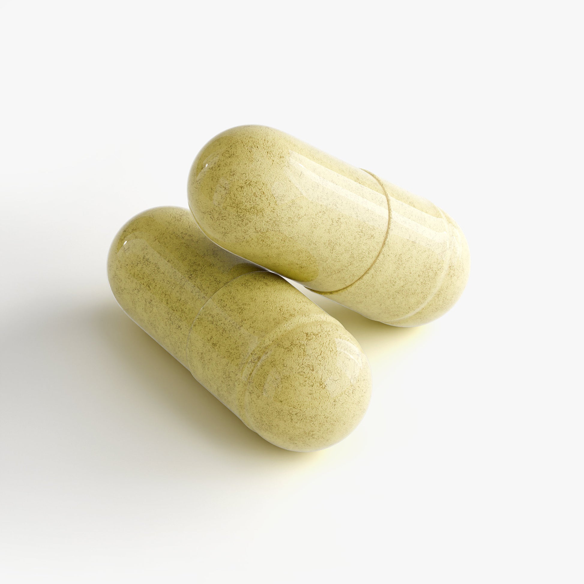 Virile Valour NAD Plus For Men green capsules on a white background