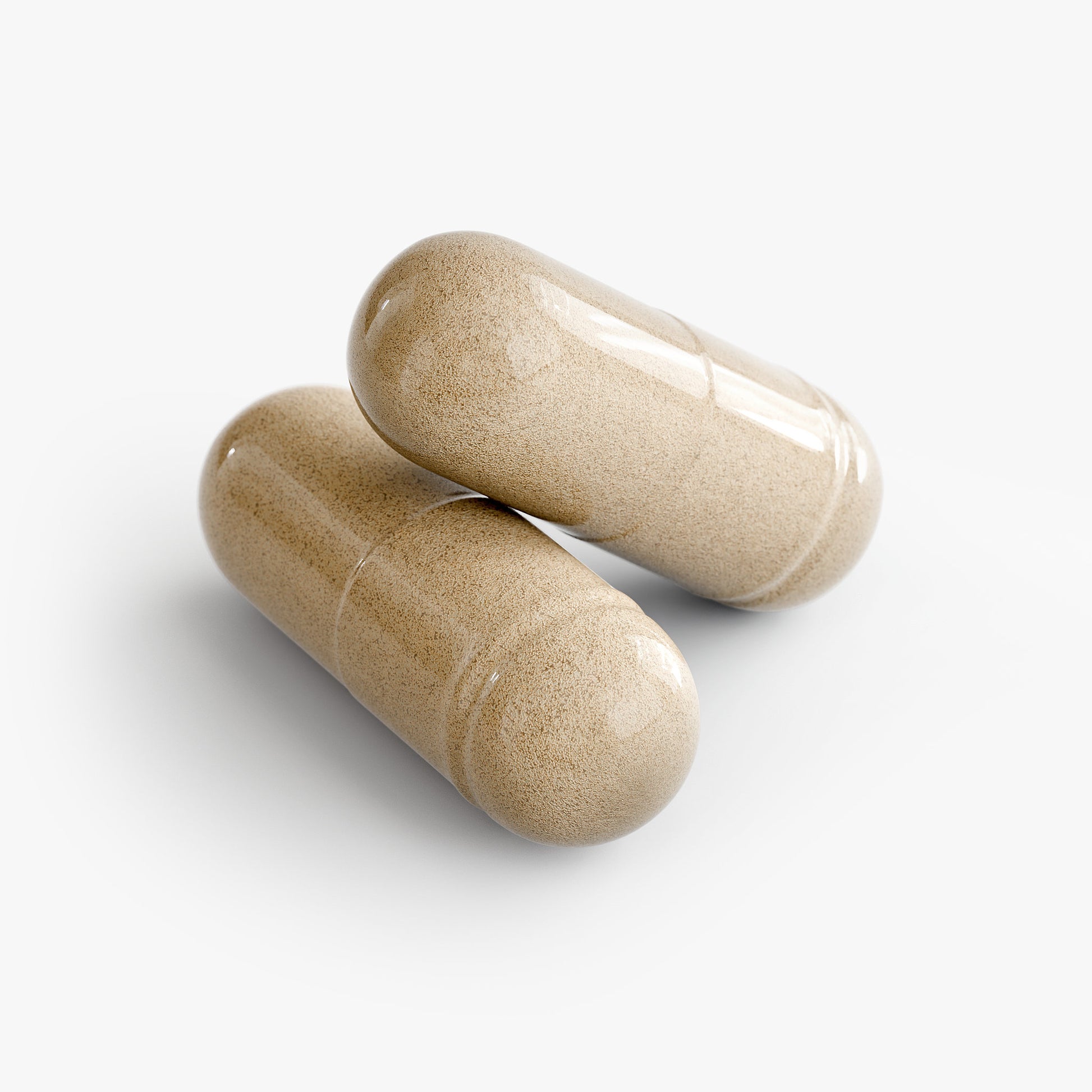 Virile Valour Sleep Formula For Men beige capsules on a white background